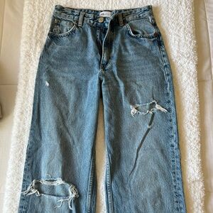 Zara TRF high rise jeans